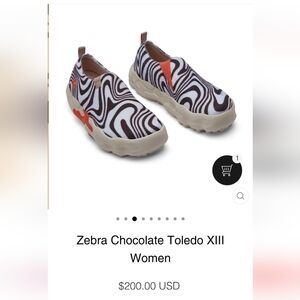 UIN Zebra Chocolate Toledo XIII Women slip on sneakers